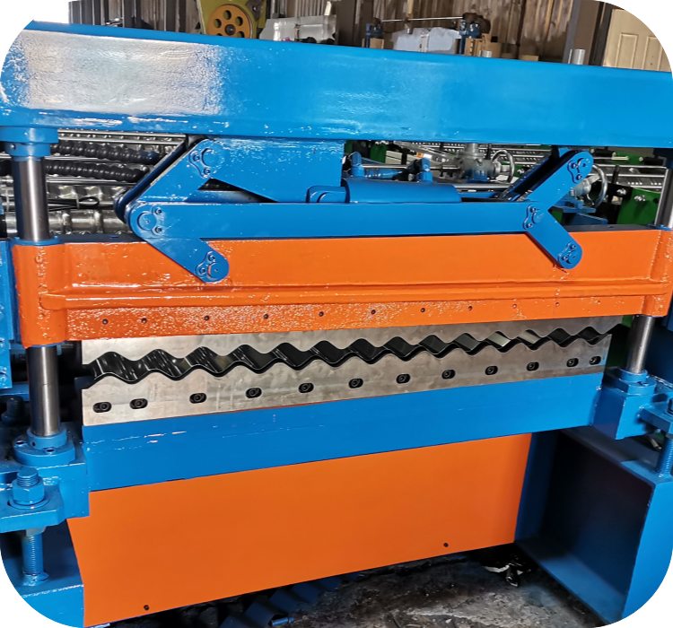 0.13mm-0.3mm Thickness Metal Sheet Corrugated Roof Panel Roll Forming Machine